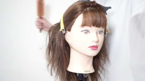 前髪ブロー